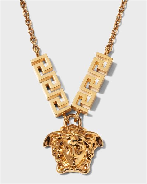 versace medusa necklace sale|versace medusa medallion necklace.